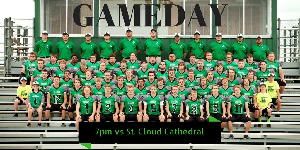 It's GAMEDAY! Your 2017 Dragons open the season tonight!

🏈 vs <a href="/CHSActivities/">Cathedral Activities</a> 
🕑 7:00pm
📍 Litchfield High School Football Field
#golitch