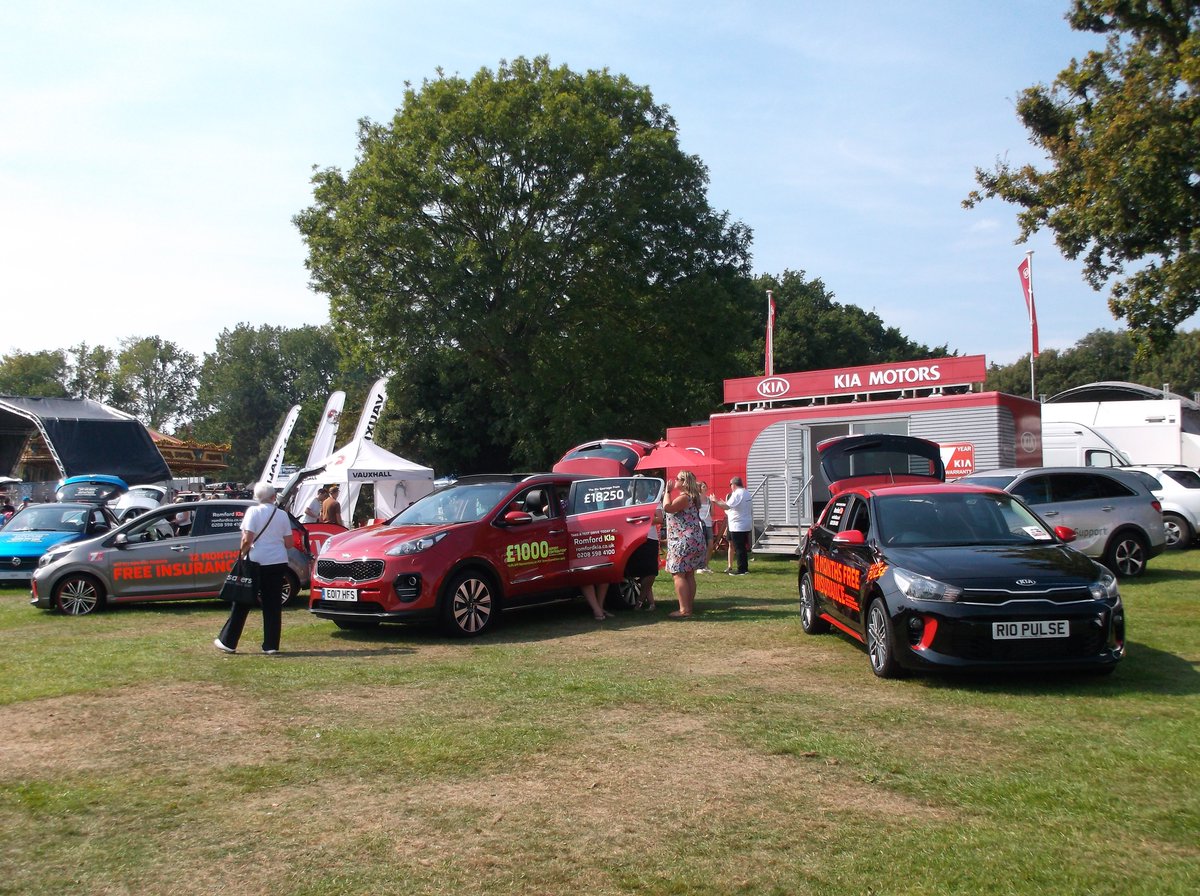 ProExEvents's tweet photo. The sun was shining for @romfordkia this year at the #HaveringShow #Kia #events https://t.co/Fd0Msl5O3p
