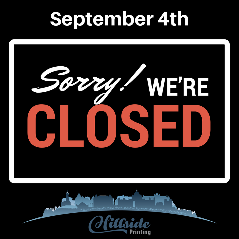 HillsidePrintng's tweet photo. Good morning Victoria! We will be closed on Monday due to the long weekend. See you Tuesday! #YYJ #YYJbiz #VictoriaBC https://t.co/qaKdgKmJc8