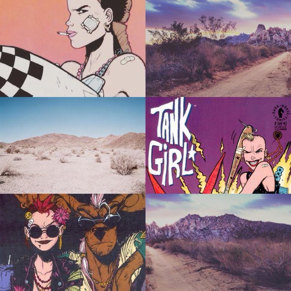 BRB While I make a Queen of Junkertown account and have a Tank Girl aesthetic!