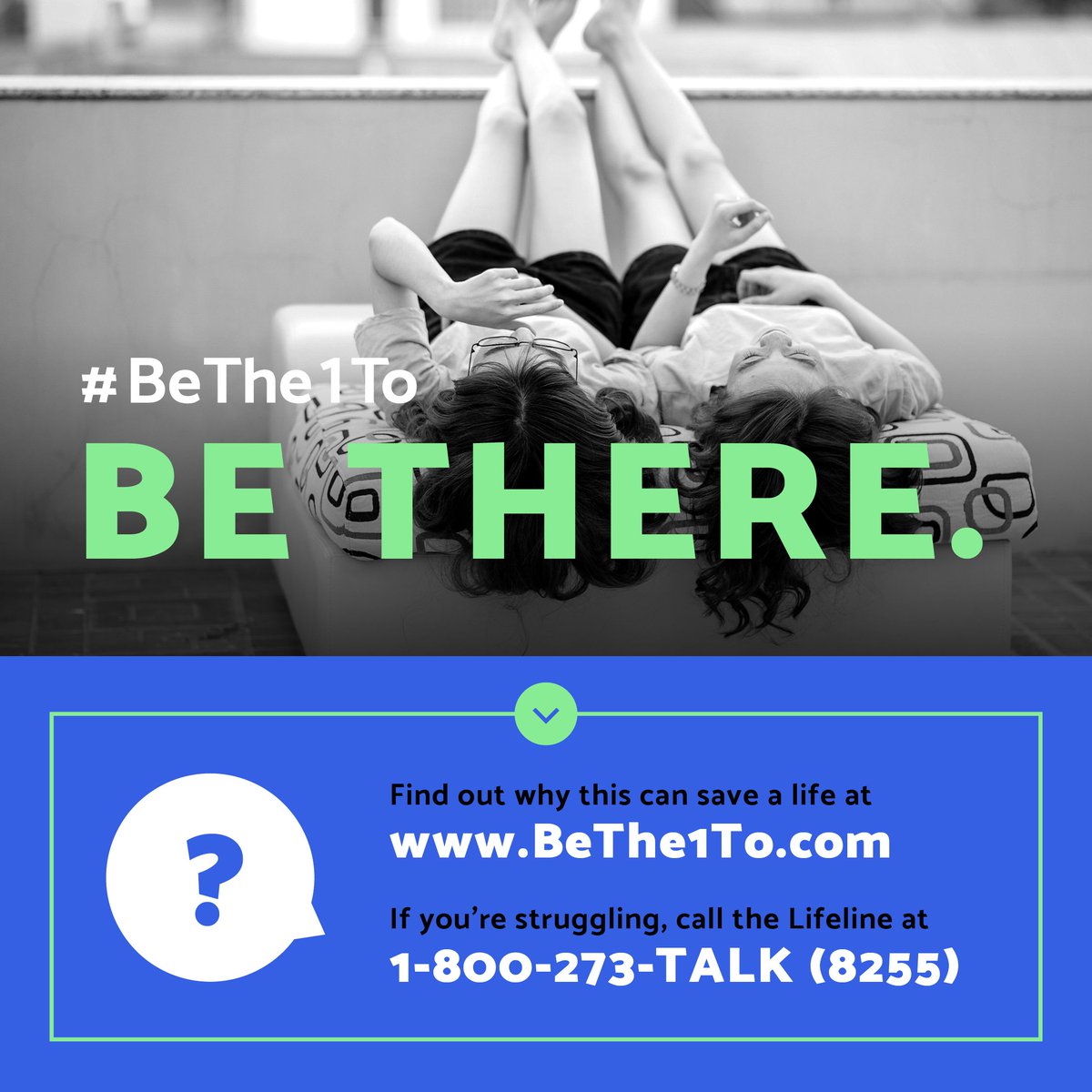 MentalHealthAm's tweet photo. September is #NationalSuicidePreventionMonth. This year, we ask you to #BeThe1To promote change and save lives https://t.co/WSDe0OJly5 https://t.co/tWQrq3g8kE