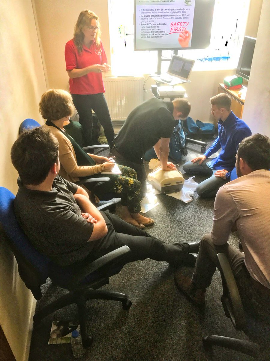 First-Aid-Training day today at Trafalgar. A big thank you to ASSIST and Heather our trainer who's patience we thank her for! we passed:-)