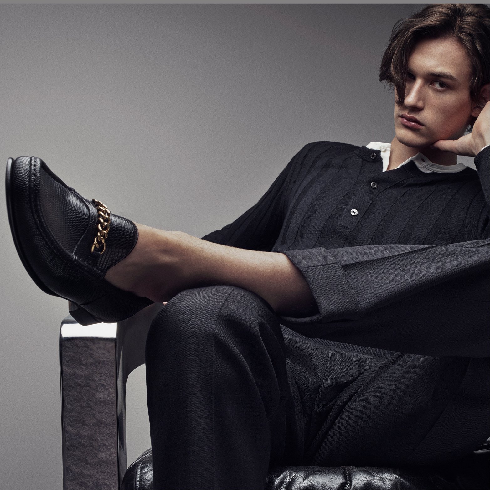 Tom ford chain loafer sale