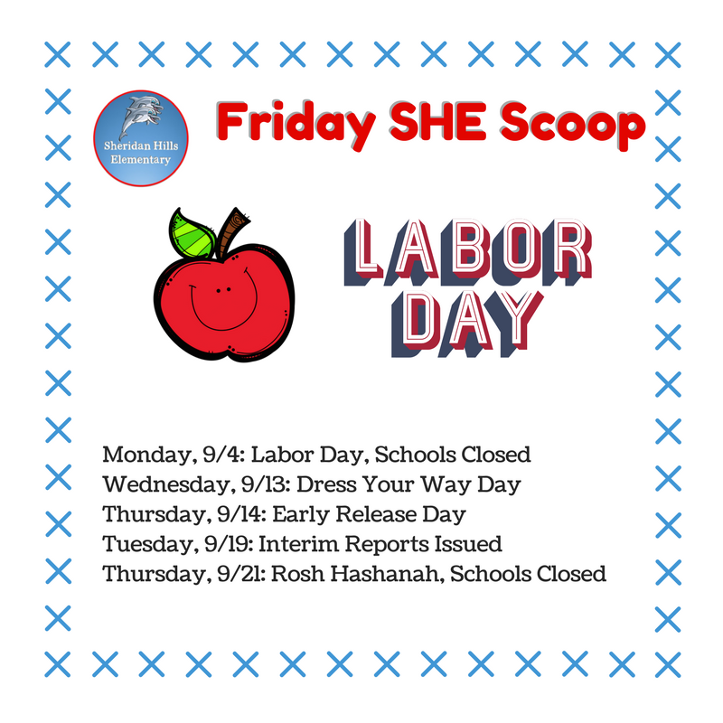 SheridanHillsE's tweet photo. Good morning #SHEFamily, here is your Friday #SHEScoop! https://t.co/UXar5USRPI
