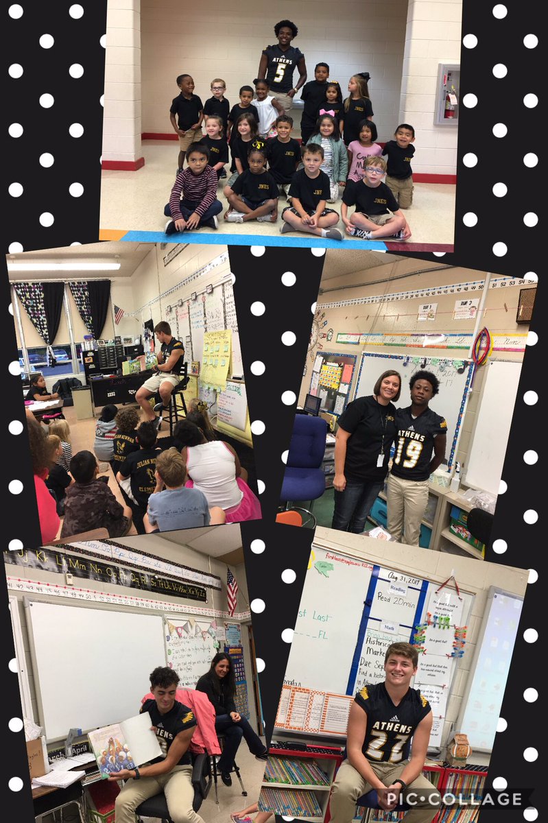 jneelem's tweet photo. Our students had so much fun with the AHS football players this morning!
#oneAthens #jnesrocks #bestyearever https://t.co/n7ONrdgZot