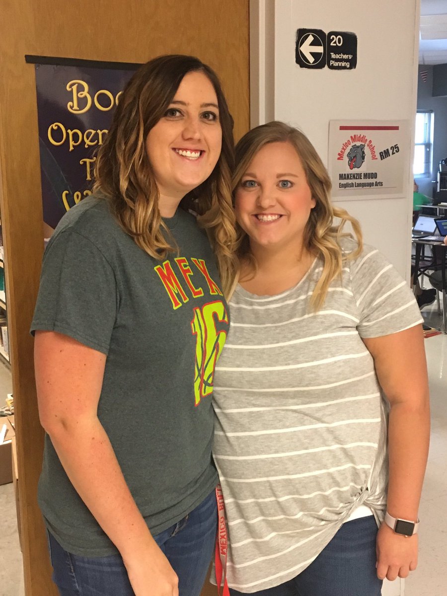 MsNicholsMMS's tweet photo. From seniors at MHS to roommates at Mizzou to teaching at MMS thanks for all the love and support @MakenzieMudd #B2SBlitz #WeAreFamily https://t.co/ay5CGZcI9g
