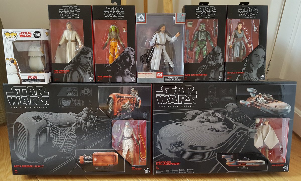 Eggmanstudiosig's tweet photo. #starwars #TheLastJedi #ForceFriday #FOTForceFriday #toyhaul #starwarstheblackseries #eliteseries #FunkoPOP @futureotforce @THESithLord229 https://t.co/pMlpyQu3Y0