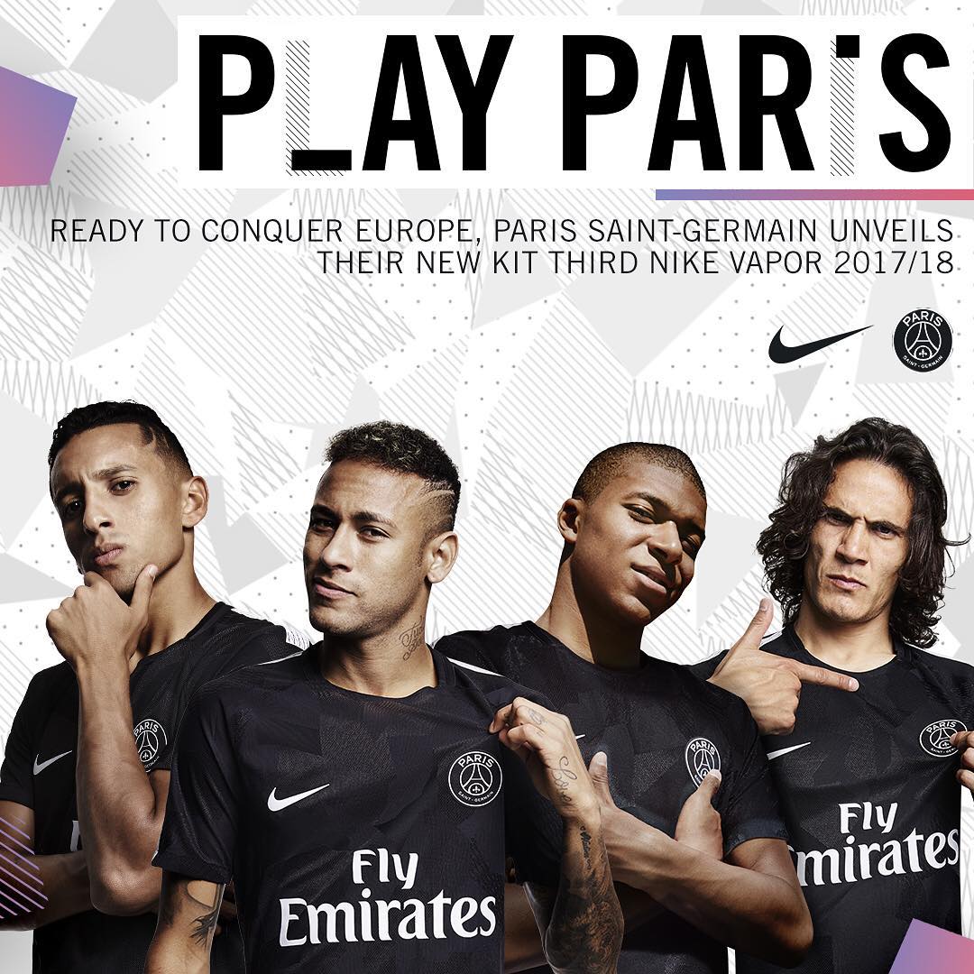 Paris Saint-Germain on Twitter: "Ready to conquer Europe ⚽ PSG's third jersey here 🔴🔵 #PlayParis https://t.co/b1smNHEVc3" / Twitter