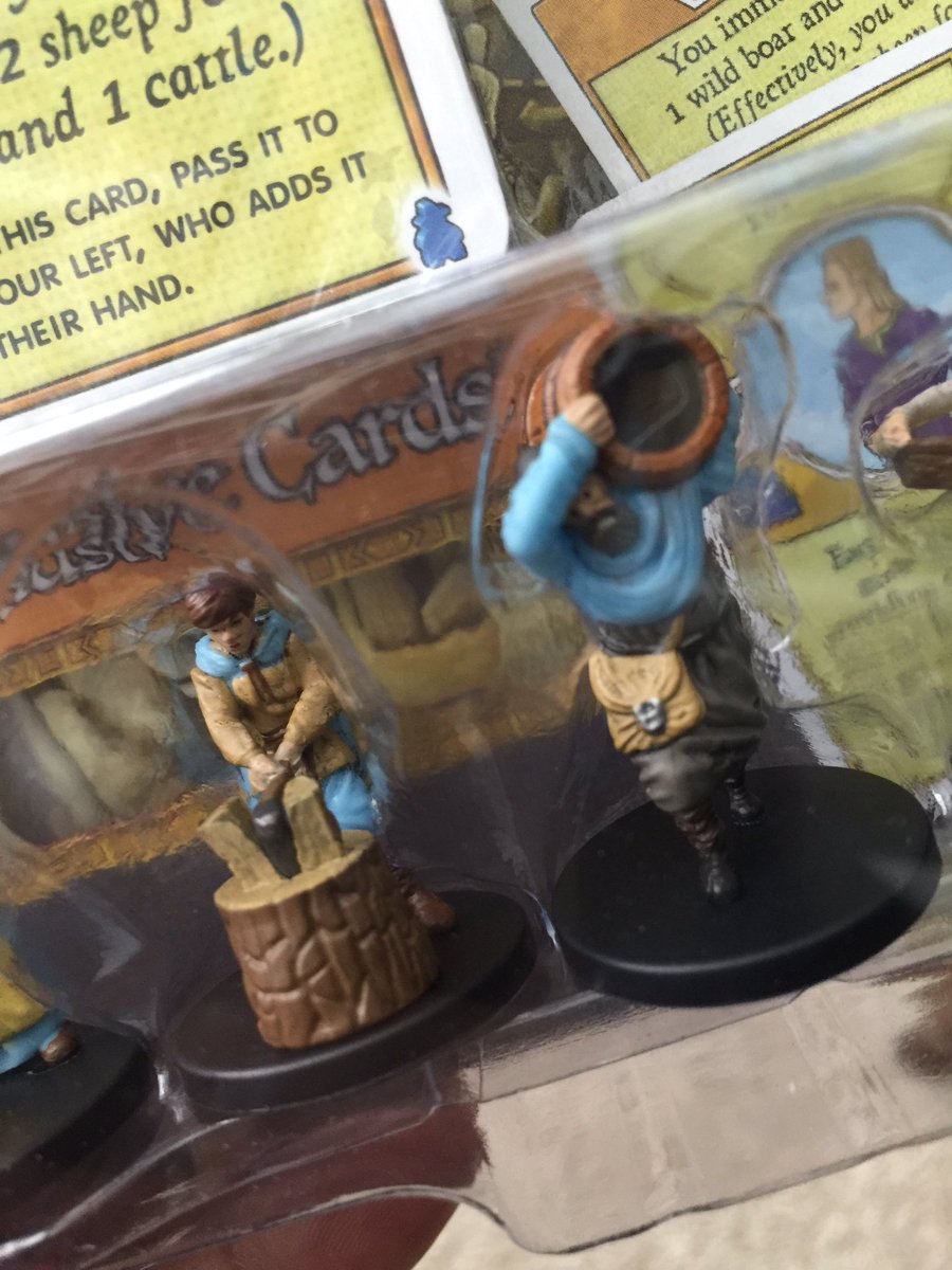 These are pretty much the coolest ideas for expansions ever!  Agricola minis and cards! <a href="/wizkidsgames/">WizKids</a> <a href="/mayfairgames/">Mayfair Games</a> Makes me want to play!