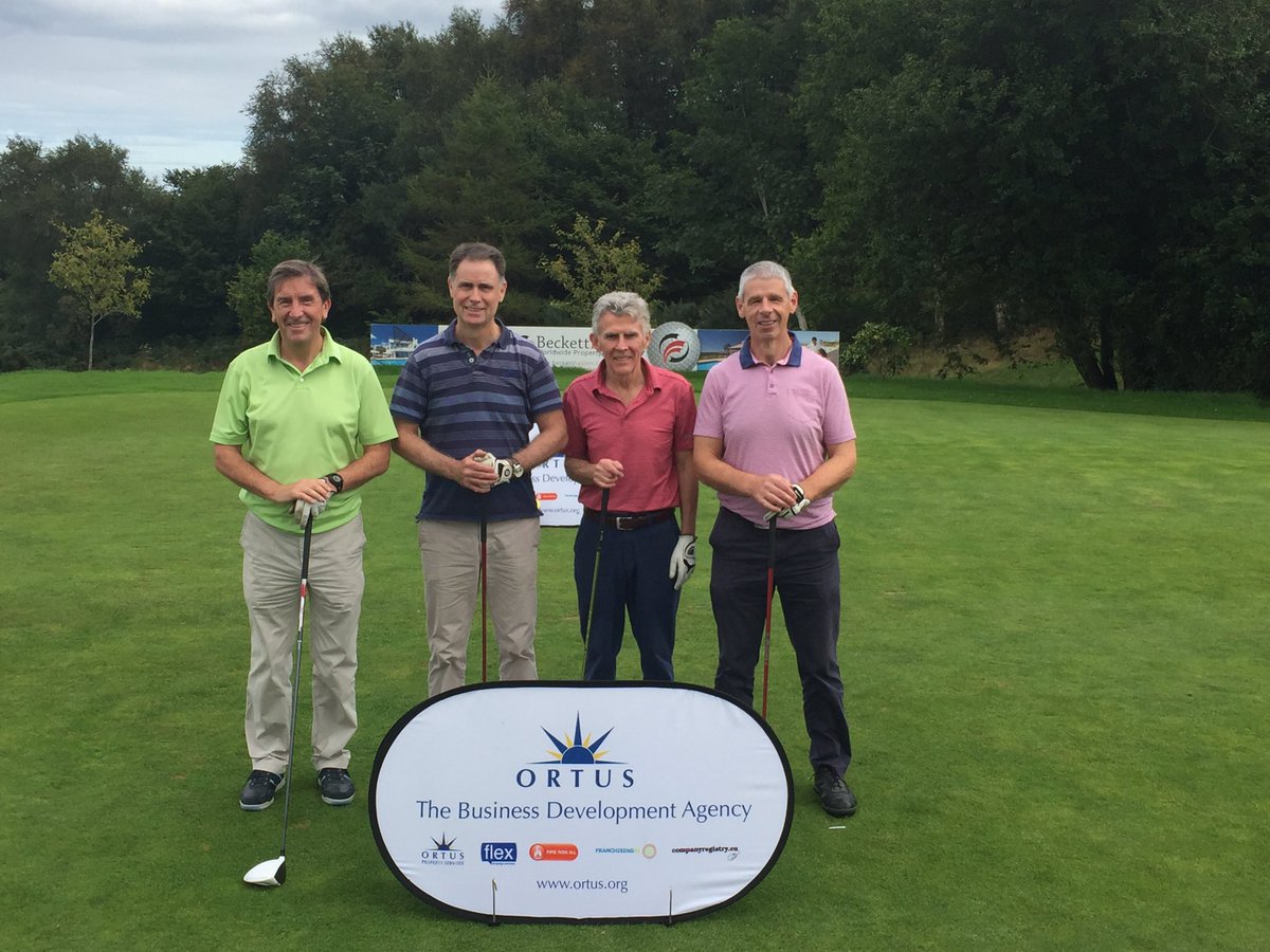 @UCIT_Ltd teeing off at the 1st #ortusgolf17