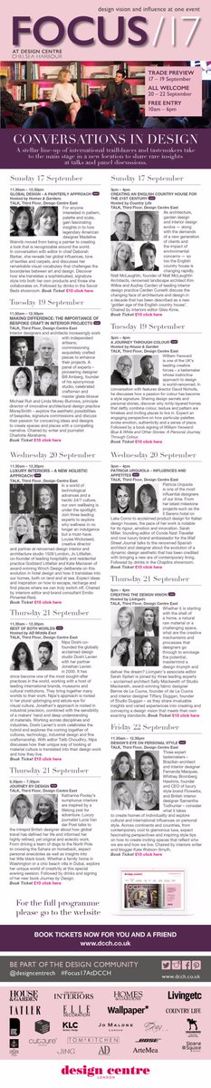 DesignCentreCH's tweet image. A stellar line-up of #international trailblazers take to the main stage in a new location TALK #conversationsindesign BOOK #Focus17AtDCCH