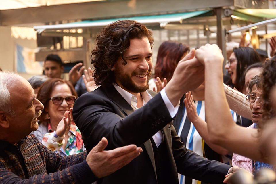 Kit_Haringtcn's tweet photo. Pics of Kit Harington in the new Dolce&amp;Gabbana ad: "The One - For Men" https://t.co/mwkShL7SKD