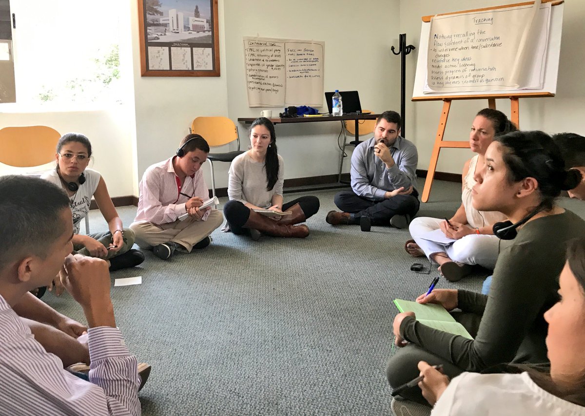 aubcott's tweet photo. .@GenerationChg partners with #youth from war zones to build peace. They lead programs to reintegrate #FARC, counter #ISIS, and foster unity https://t.co/FULUrrHkIs