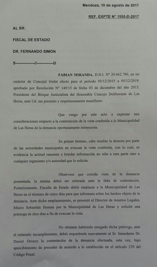 fmiranda_mza's tweet photo. @mdanielorozco insiste en negarnos información sensible de @lasherasmza por ello volvimos a realizar presentación en #FiscalíadeEstado https://t.co/z4Bksl2TqS