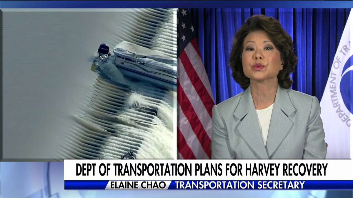 .<a href="/SecElaineChao/">Sec. Elaine Chao</a>: "The devastation is unbelievable... This is worse than Katrina." #Harvey