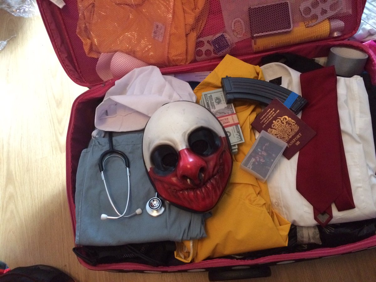 Birdstronaut's tweet photo. Anyone would think I'm actually going to make a lot of money tomorrow.
#PAYDAY2 #PDTH #Upcoming #CreativeConnection #Filming #Photoshoots https://t.co/rUiOqze83V
