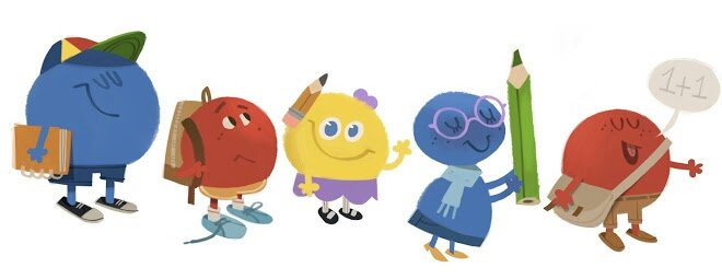 GoogleDoodleITA's tweet photo. Primo giorno di scuola 2012 - Russia #google #doodle #1settembre #Russia2012 https://t.co/D2ND9jr9Ui