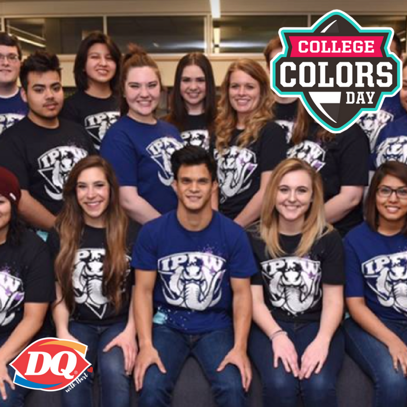 ColdwaterRdDQ's tweet photo. Show your school pride today for #NationalSchoolColorsDay! Stop in with your college student ID for $1 off your purchase! https://t.co/89GZR9GaLY