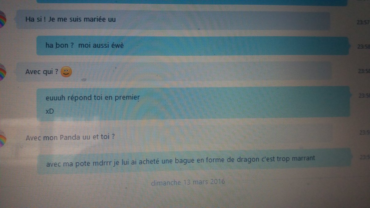 kaercy's tweet photo. J'ai retrouvé une vielle conv, @PerfectModest esque tu te sent concerné?  😂 https://t.co/wtQlW8akOc