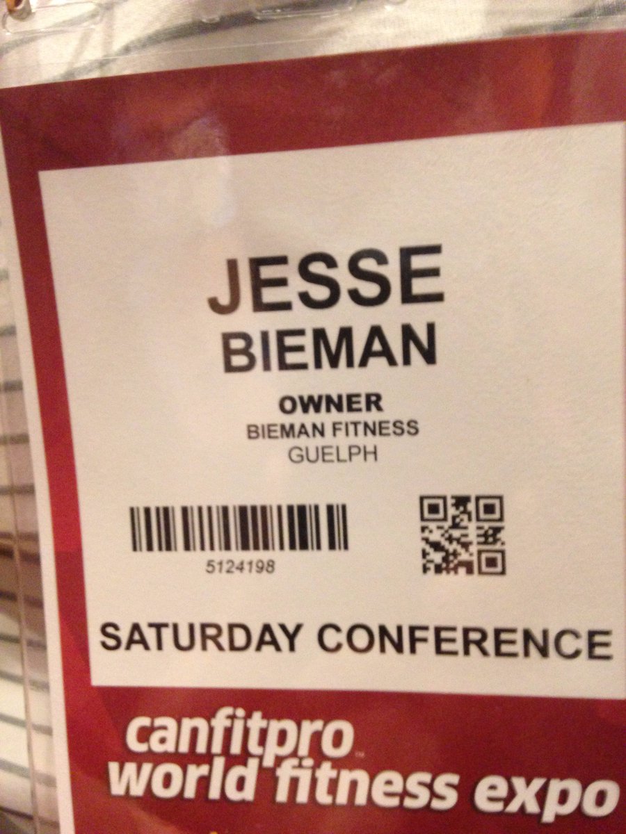 BiemanFitness's tweet photo. First blog is up! What I learned at the CanFitPro World Conference: https://t.co/bdedfdNG4C #nutritiontips #breathing #pushupform https://t.co/9VAcmGkp5M
