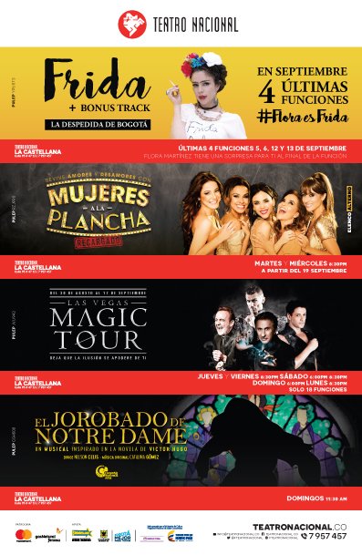 Corpecol's tweet photo. #SeptiembreTraera grandes sorpresas, disfruta de las funciones que quieras en el @fteatronacional con el 20% de descuento #Corpecol #Teatro https://t.co/jU2SLcY4eX