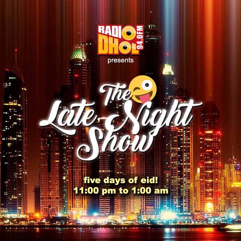 Host_Kaisar's tweet photo. Gonna do a special show on the 5 days of Eid called 'THE LATE NIGHT SHOW' on @radiodhol. For more details, visit
https://t.co/uz4ABxKRjg https://t.co/q5dGd80jQQ