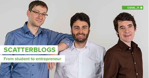 CODE_n's tweet photo. #Startup or corporate job after #graduation? @ScatterBlogs #founder shares experience @TTI_Stuttgart guest feature: https://t.co/Ng0fgmIT7M https://t.co/1djGLI88FO