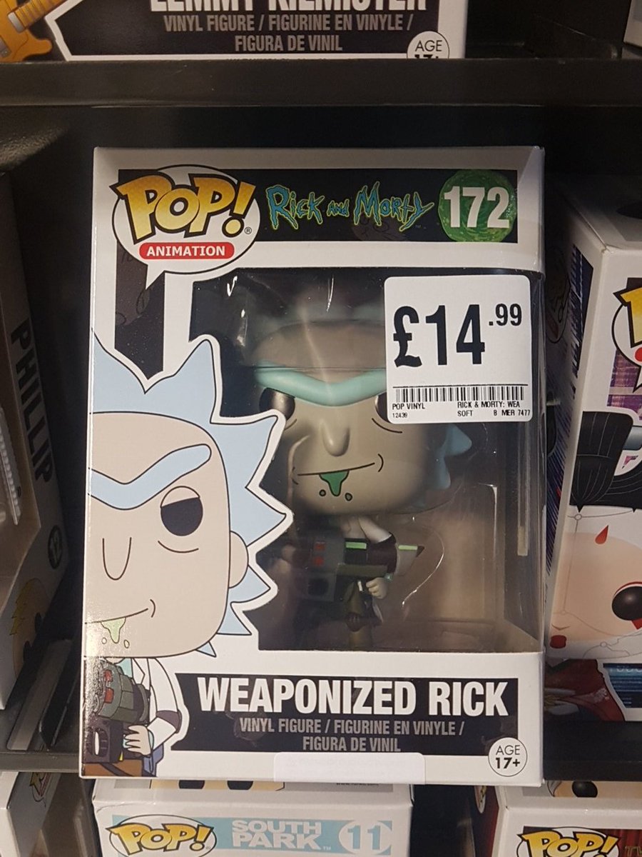 TeamNerdTV's tweet photo. Who's got this #rickAndMorty #popfigure from HMV? #teamnerdtv #promotion4you #Rick #DimensionC137 https://t.co/kaogNpihvs
