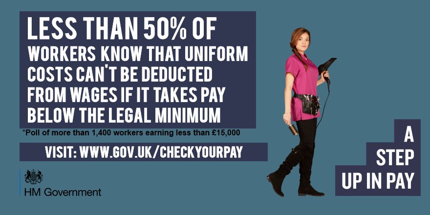 HMRCgovuk's tweet photo. The legal National Minimum and Living Wage went up on 1 April. Check you’re getting what you’re legally entitled to

https://t.co/gU5wKHzHt6 https://t.co/N6me2rqOaE
