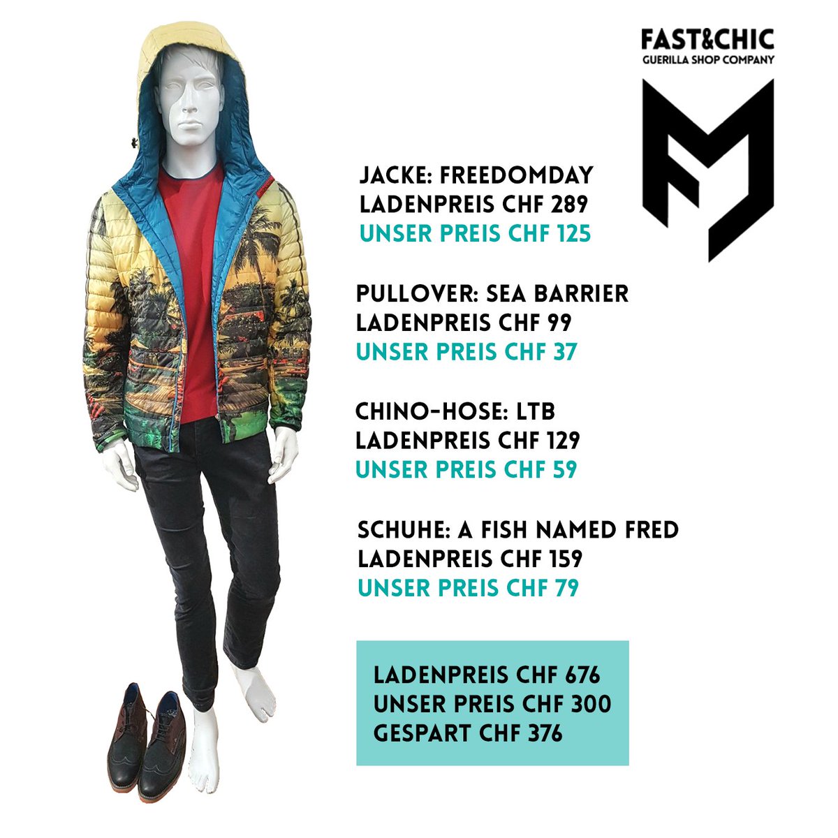 FastAndChic's tweet image. Den Sommer mit in den Herbst nehmen? ☀️🍂 Kein Problem mit der Palmenprint #Steppjacke des italienischen Labels #Freedomday. 🌴 #fashion