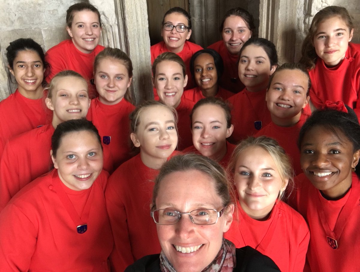 Our girl choristers are back at work from today, Mendelssohn and Peter Aston <a href="/ChoralEvensong/">Choral Evensong Trust</a> at 5:30pm.