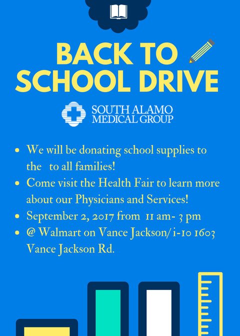 Back to School/ Health Fair with South Alamo Medical Group