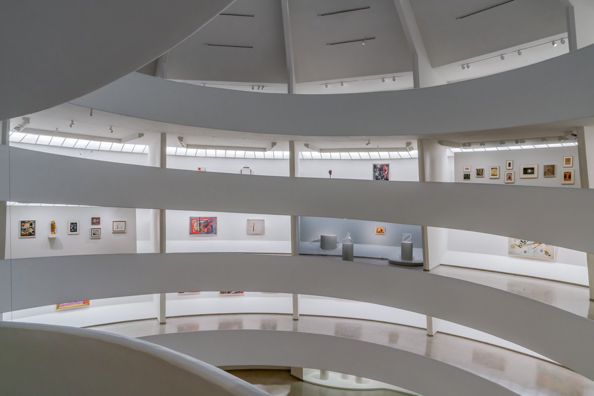 Guggenheim's tweet photo. Don't miss the "exhilarating" (@newyorker) #GuggVisionaries. We're open all weekend, including Labor Day! https://t.co/q4ukPDr3Eb https://t.co/DCvBXqMbJI