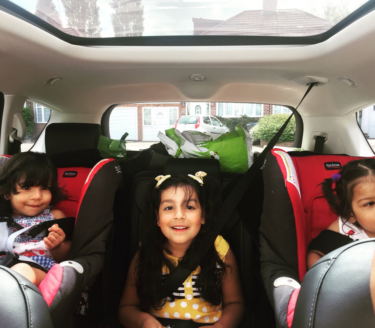 HackettLady's tweet image. #GOroadtrip About to go to North wales with our toddler twins and the eldest x