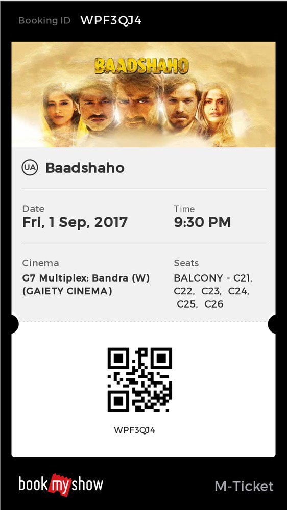 SavariyaSam's tweet image. With 6 badass friends waiting my show @ajaydevgn #Baadshaho