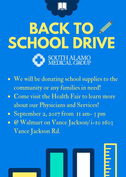 Back to School/ Health Fair with South Alamo Medical Group
