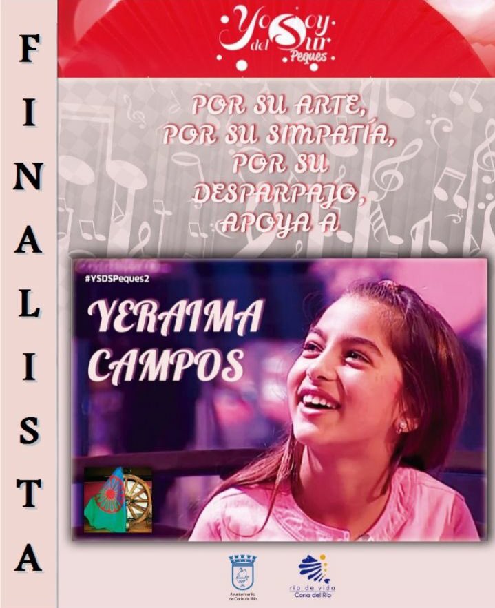 CoriadelRioDAD's tweet photo. Sábado GRAN FINAL "YO SOY DEL SUR PEQUES".
Apoya a la coriana Yeraima Campos
#ysds #ysdspeques #YoSoyDelSur https://t.co/Avjb4ZPEdQ