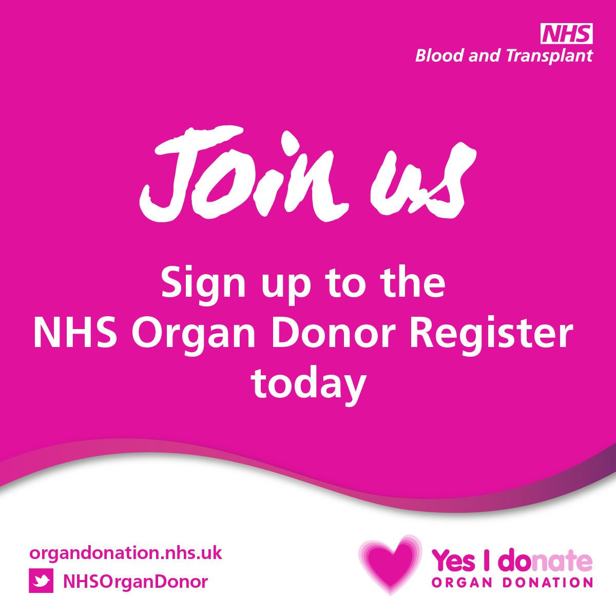 Why not save a life by signing up to the organ donors register for National Organ Donation Week?

youtu.be/_4gUkEaMRd0

#organdonation