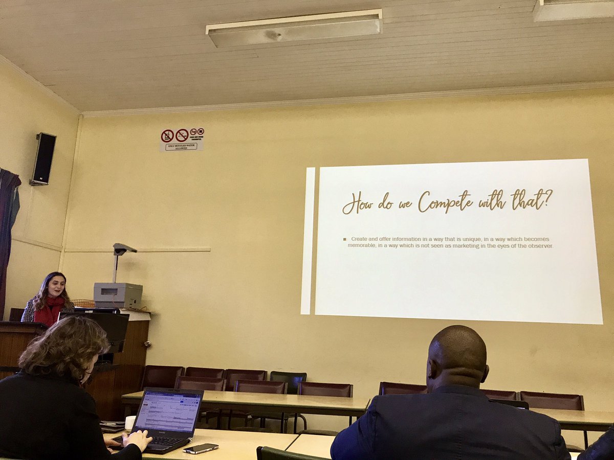 gijnAfrica's tweet photo. Alessandra Surogina presents her research about Transmedia into marketing strategy #HA2017 @_HighwayAfrica #SACOMM17 https://t.co/cbl9Vmpm1y