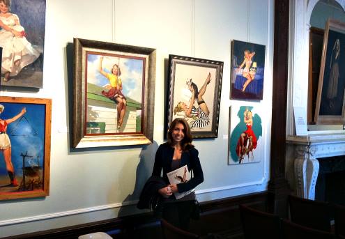 arts_antique's tweet photo. My daughter at the @HeritageAuction 'Illustration Art Auction' in New York City. #HeritageAuctions https://t.co/8YgNKzVg2r