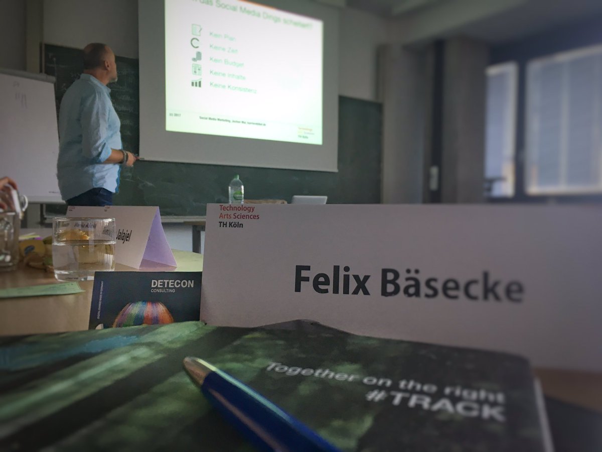 Social Media Manager @THKöln - Round 3 - Topic: Social Media Marketing mit Jochen Mai <a href="/karrierebibel/">Jochen Mai</a> #leadingdigital #proud2bedetecon