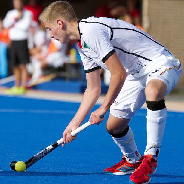 Youngest Player of the German Junior #EHJC2017 Team - #malikhero Hannes Müller making diving goals like a champ! #playmalik Tomorrow semis!