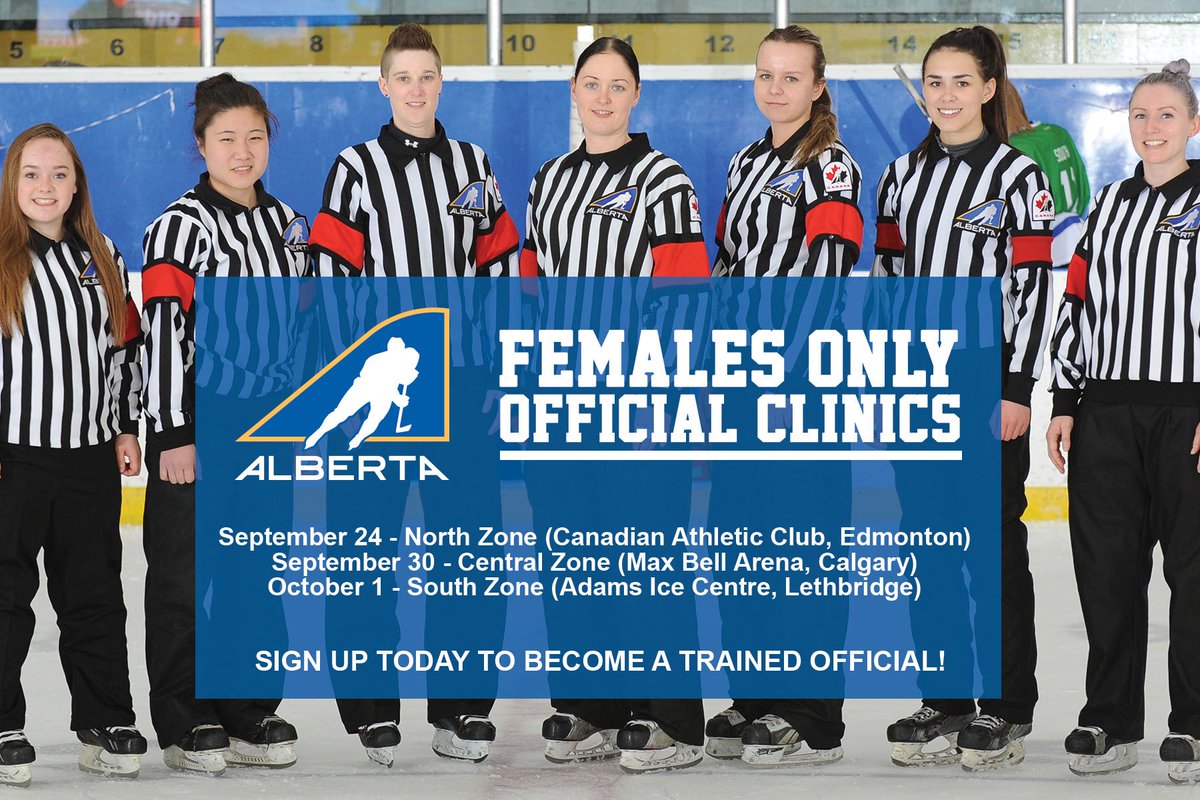 Are you a female who's interested in officiating? Sign up now for our females-only official clinics!

DETAILS: bit.ly/FemaleOfficial…