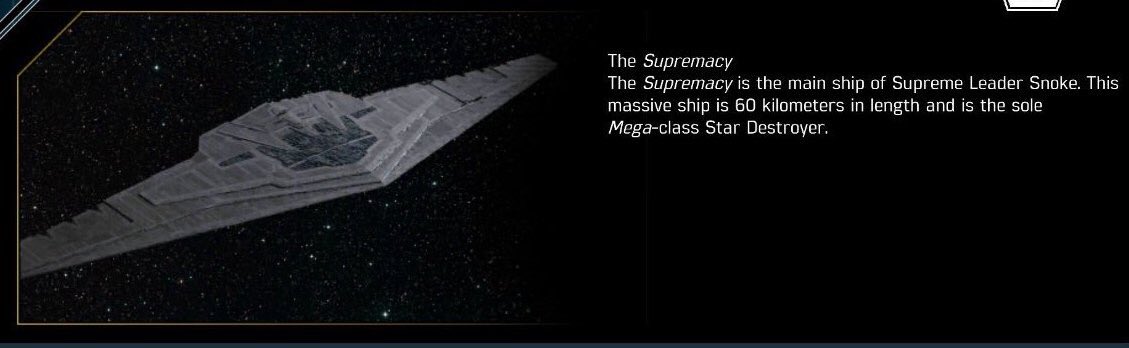 تويتر Shota على تويتر リサージェント級スター デストロイヤー マンダトア級スター ドレッドノート そしてスノークの座乗艦メガ級スター デストロイヤー 全長はおよそ60km レジェンズのエクリプス級スーパー スター デストロイヤーの17 5kmを遥かに上回る