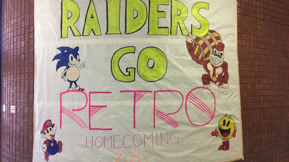 Cibola2018's tweet photo. That's right Raiders! Our homecoming theme is "Raiders Go Retro" and our game is 'Super Mario' https://t.co/EVHBp8jk2m