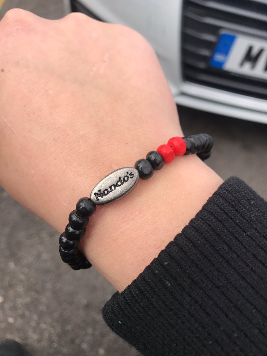 MegGriffiths's tweet photo. @NandosUK You can find them in all nandos across the country all proceeds going to charity! #buzzoffmalaria #nandos https://t.co/lDF8AOFc1N