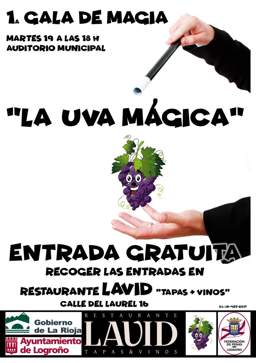 PenaLaUva's tweet photo. 19/9 a las 18h organizamos una genial gala de magia. Entrada gratuita. No te la puedes perder!!! https://t.co/5rJnaFRCLn