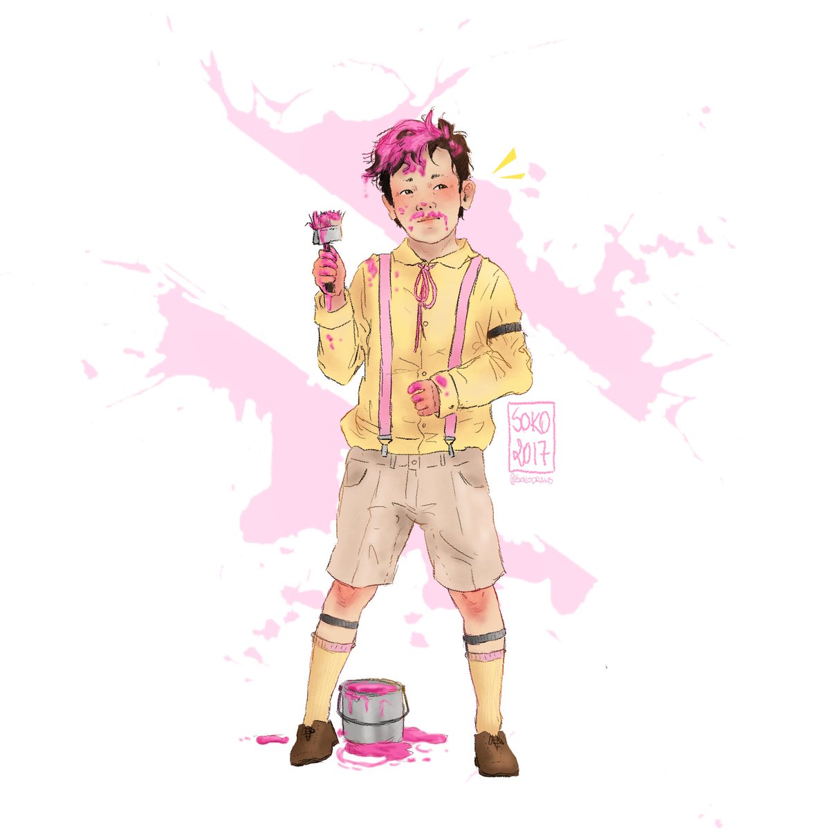 sokodraws's tweet photo. kiddo Wilf 💛 i love drawin egos as lil babs https://t.co/PFf95umo0W
