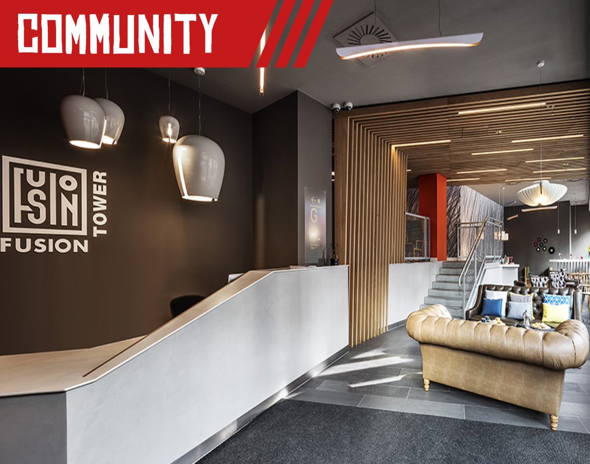 We're excited to be teaming up with Fusion Tower this year! A beautiful place to relax, study &amp; socialise bit.ly/2gij9iC