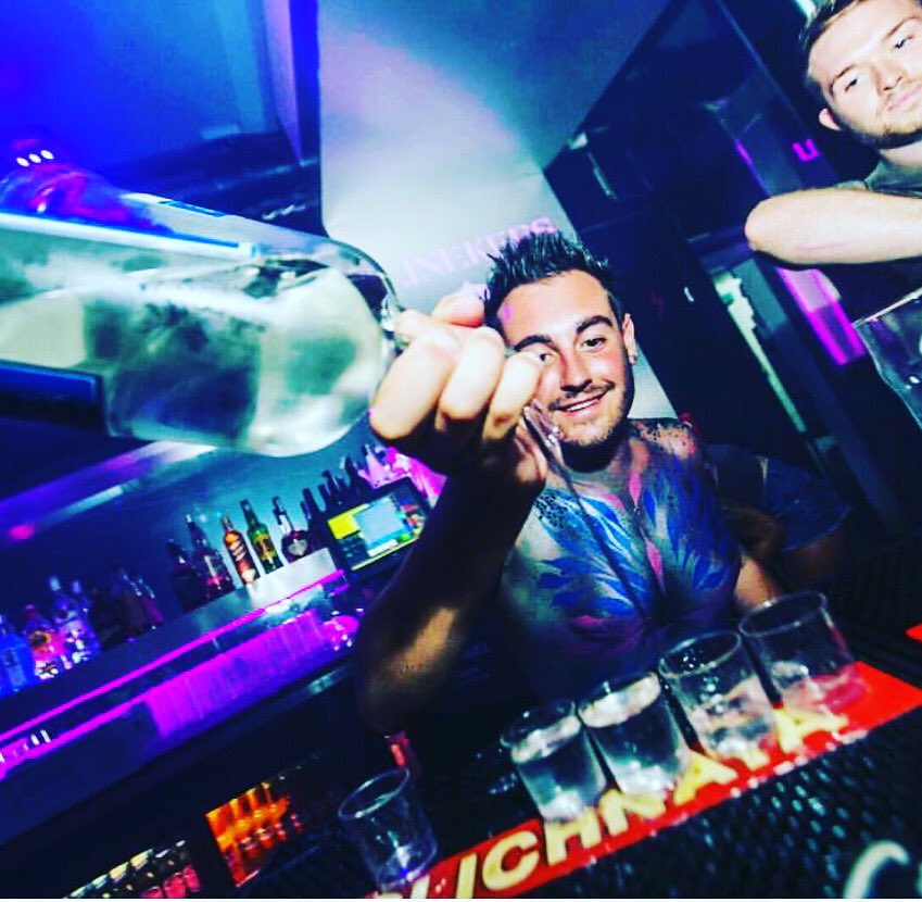 LinekersIbiza's tweet photo. It's time to get the shots lined up, because we have that Friday feeling! 
Catch the Malta v England game tonight 8.45 live at Livekers! https://t.co/bSvgKcuflN